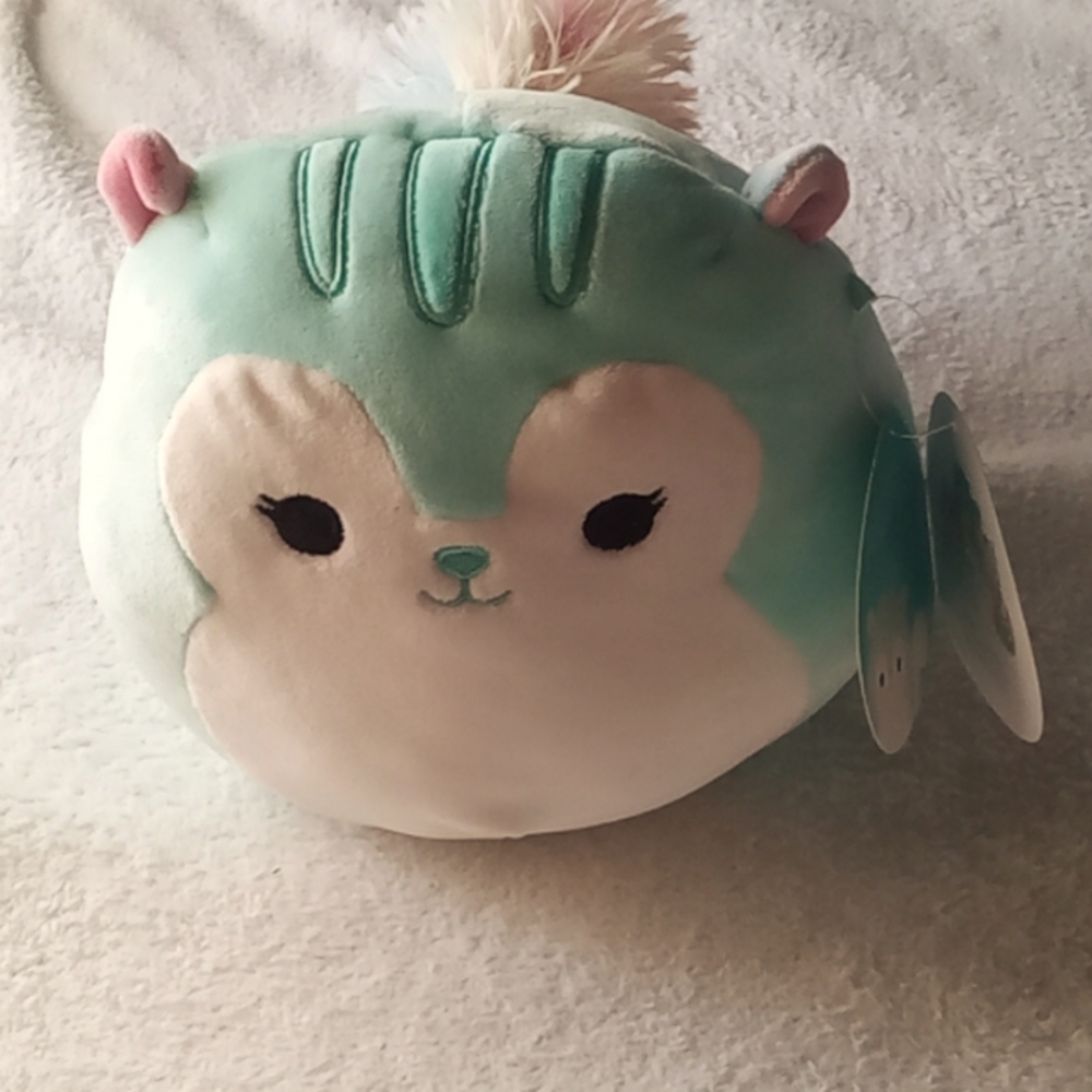 Squishmallow Serene The Calmest Squirrel Series 43 Wellness Squad 8 inches.